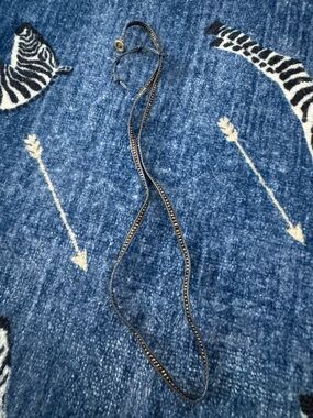 Club Monaco Black and Gold Beaded Double-Strand Necklace